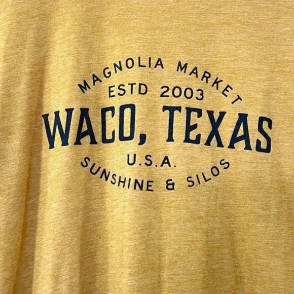 Next Level Apparel Womens Magnolia Yellow Short Sleeve Tee Size Large - Picture 3 of 5